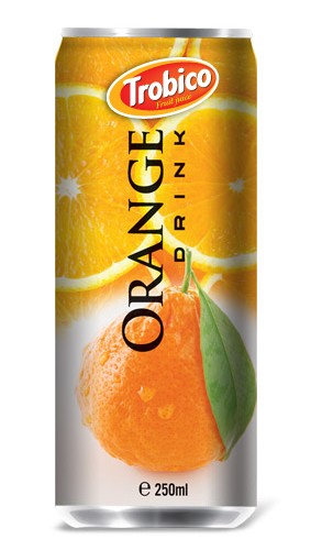 Trobico Orange drink alu can 250ml